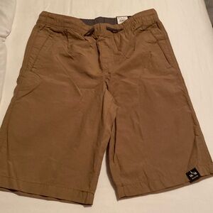 Boys khaki shorts size 14-16.